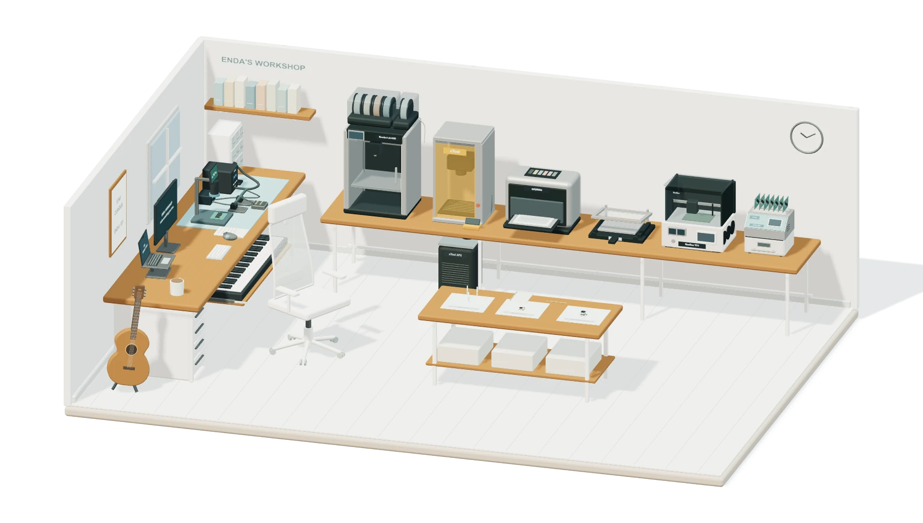 A preview of Enda’s 3D workshop
